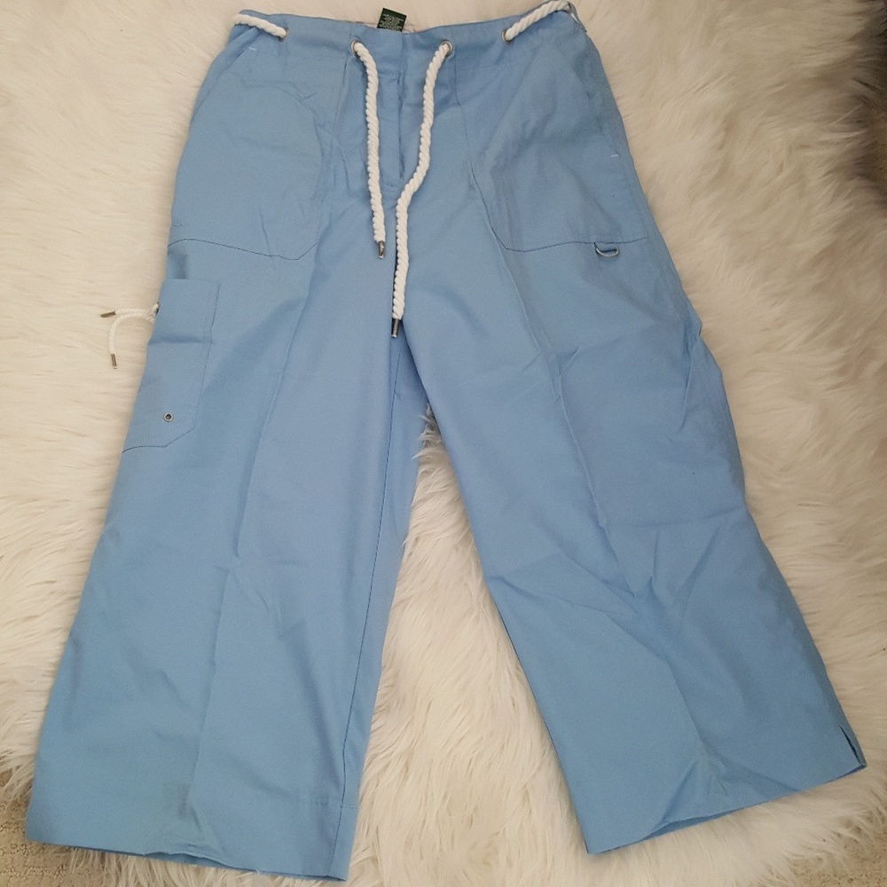 Ralph Lauren cropped blue pants size 4,almost new